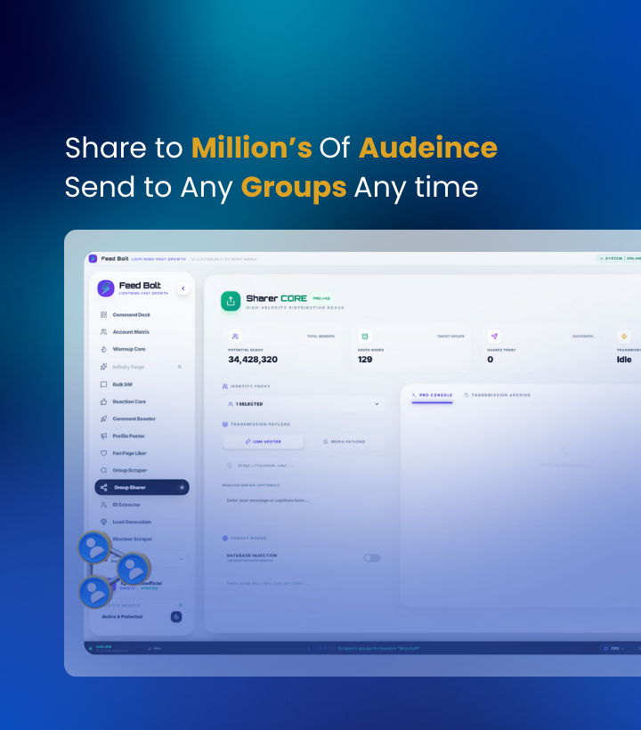 Fredinky Suite - Facebook Automation Tool | Bulk Messaging, Lead Scraper, Group Marketing