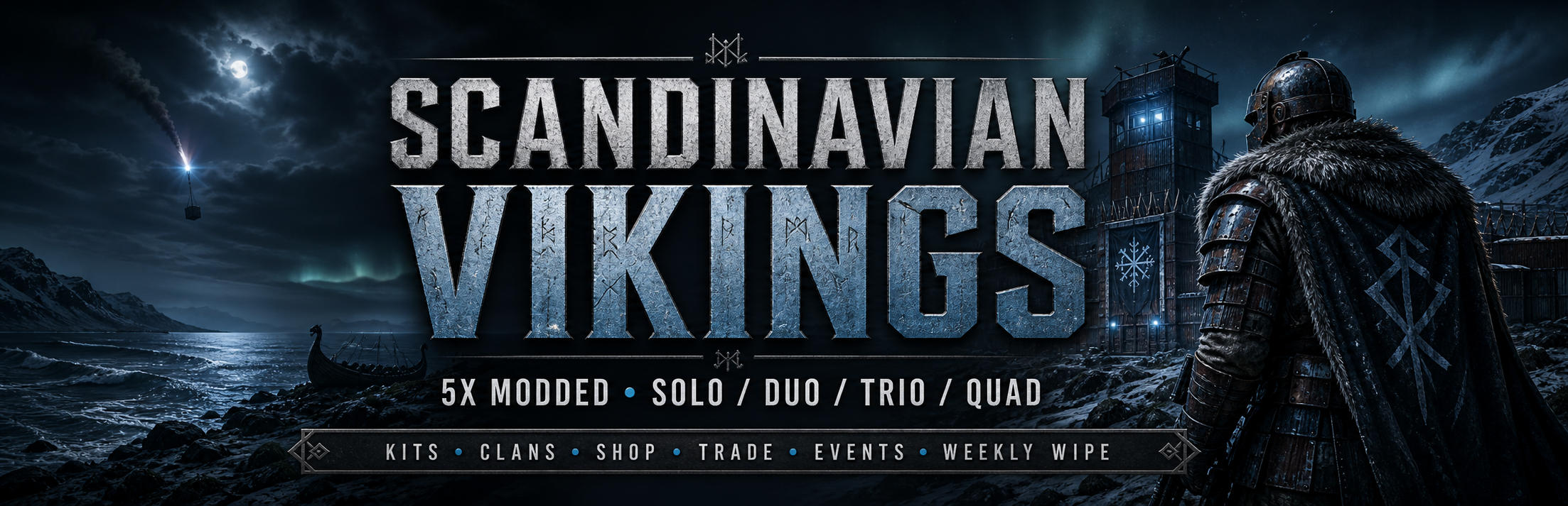 Баннер сервера [EU] Scandinavian Vikings | 5X | Solo/Duo/Trio/Quad | Wipe Thu