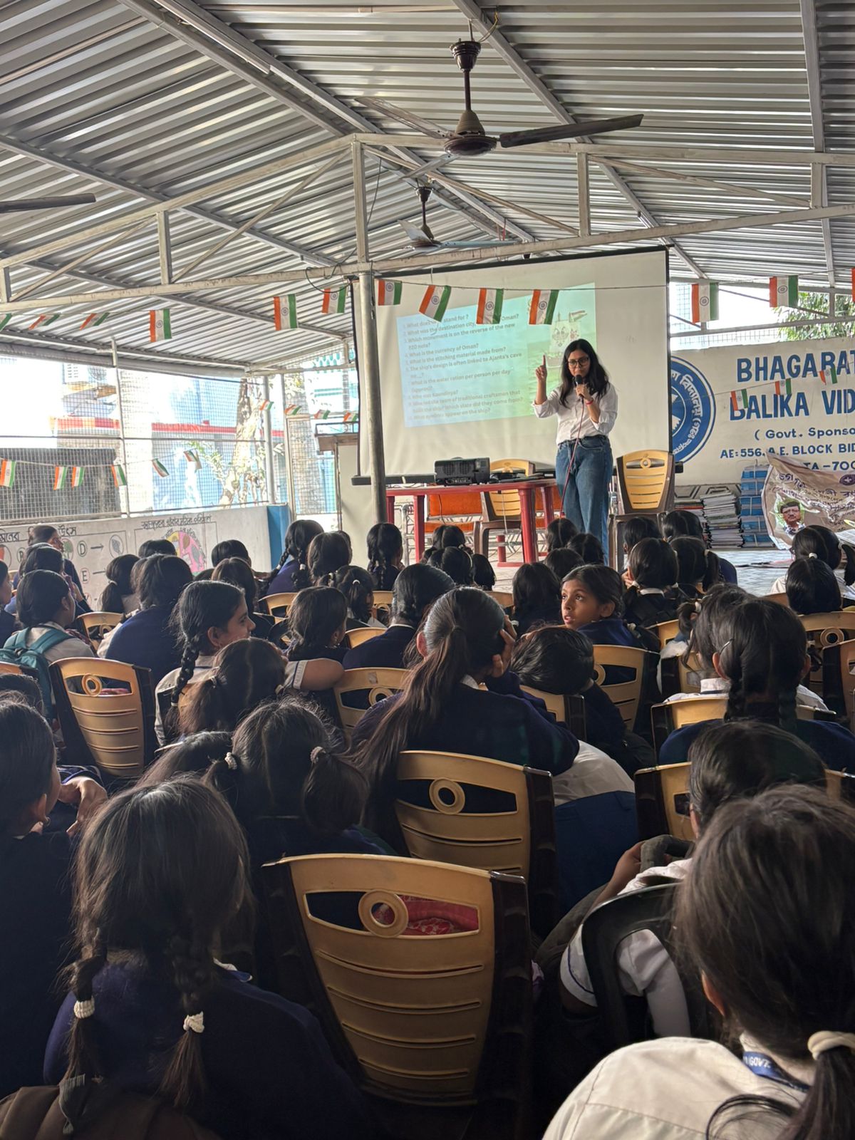 Bhagabati Devi Balika Vidyalaya &mdash; INSV Kaundinya