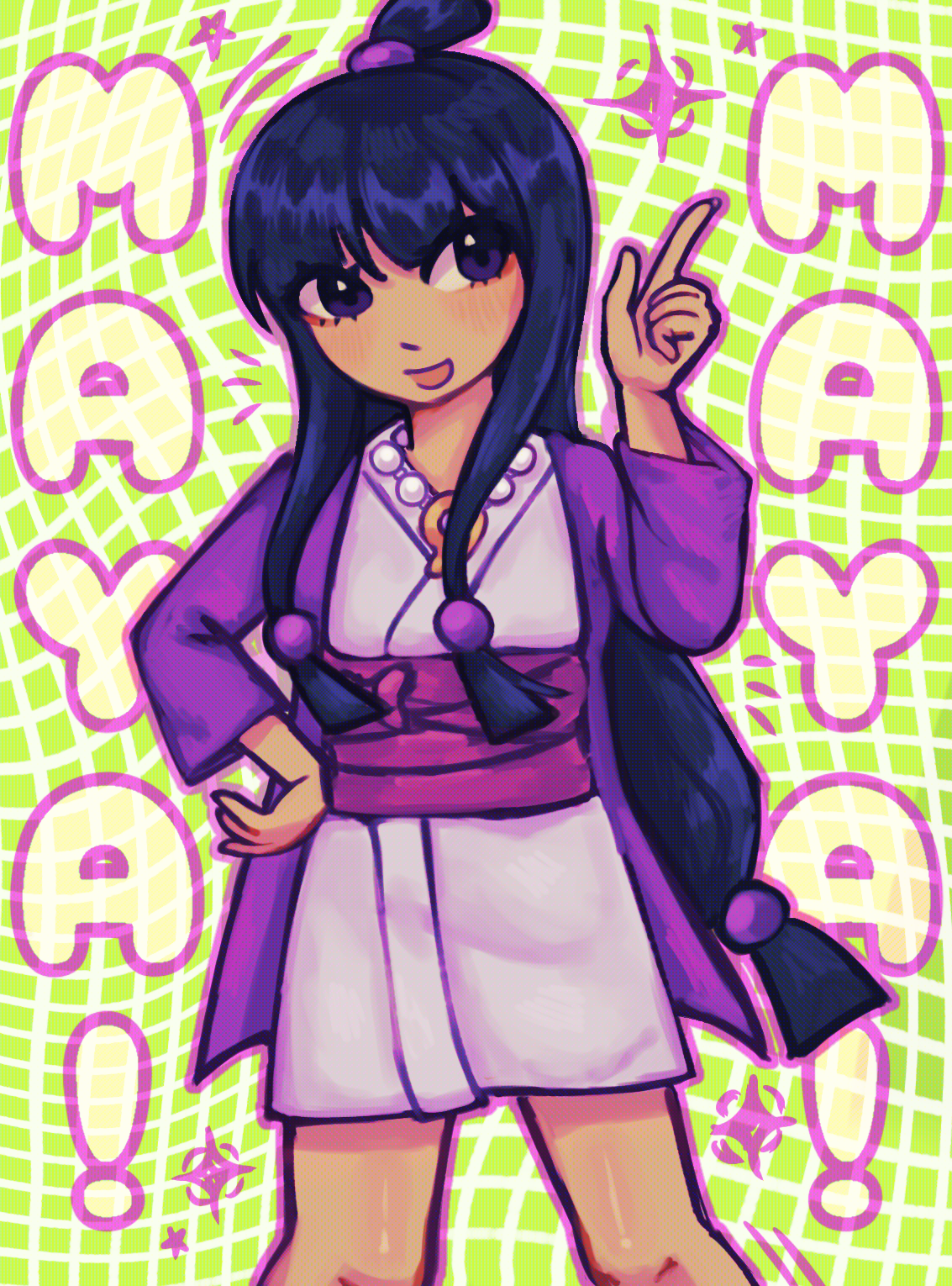 jun 24, maya fey fanart! my silly!!