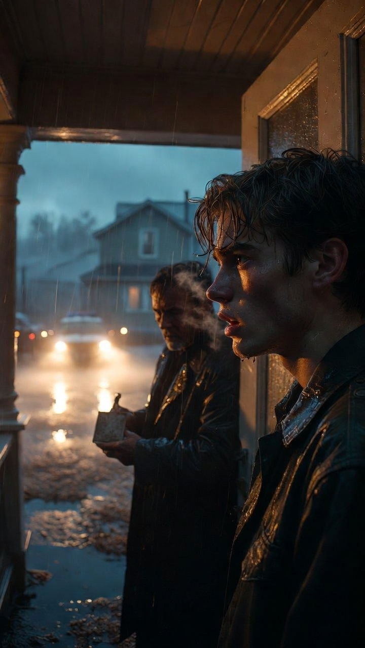 Rain Was Still Falling When Liam Learned the Stranger Had Known His Father