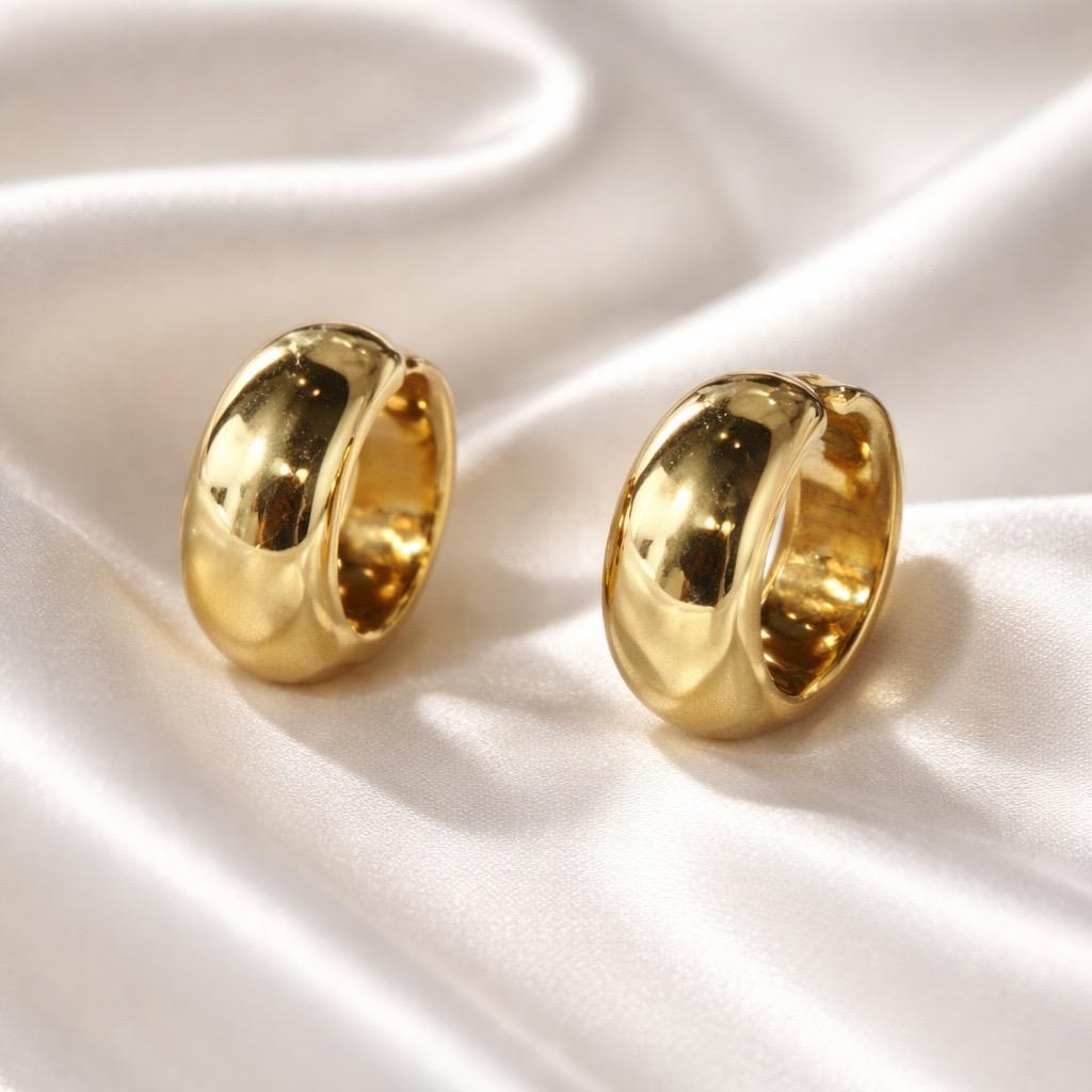 S. Steel Small Thick Hoops