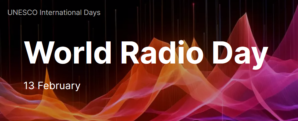Screenshot of "World Radio Day," held annually on February 13th.