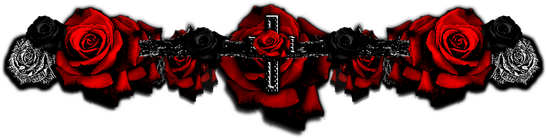 roses and cross