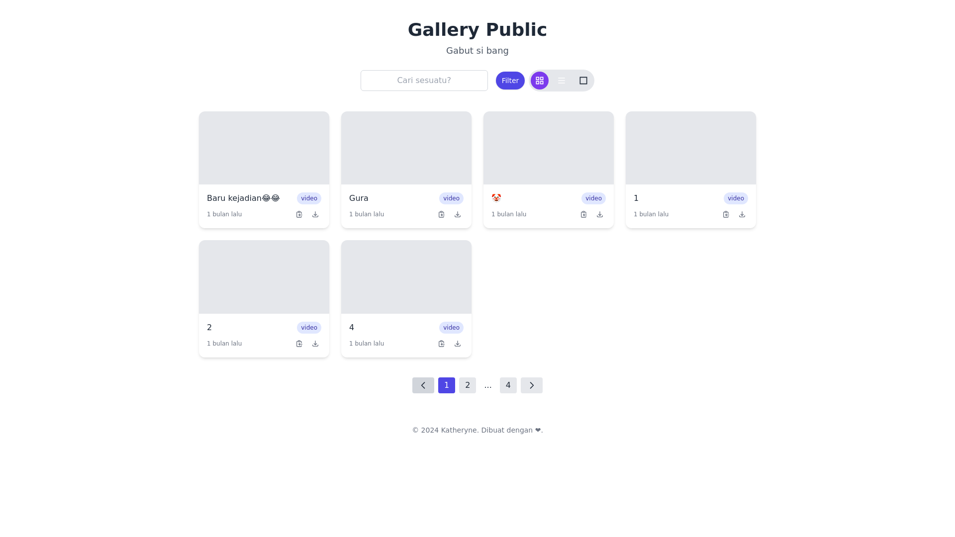 Gallery Publik Screenshot