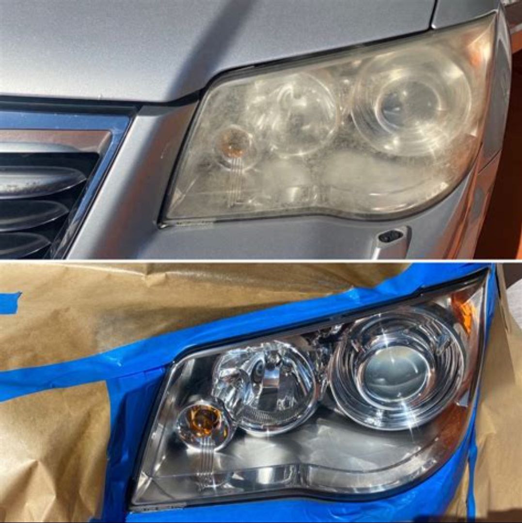 Headlight restoration process