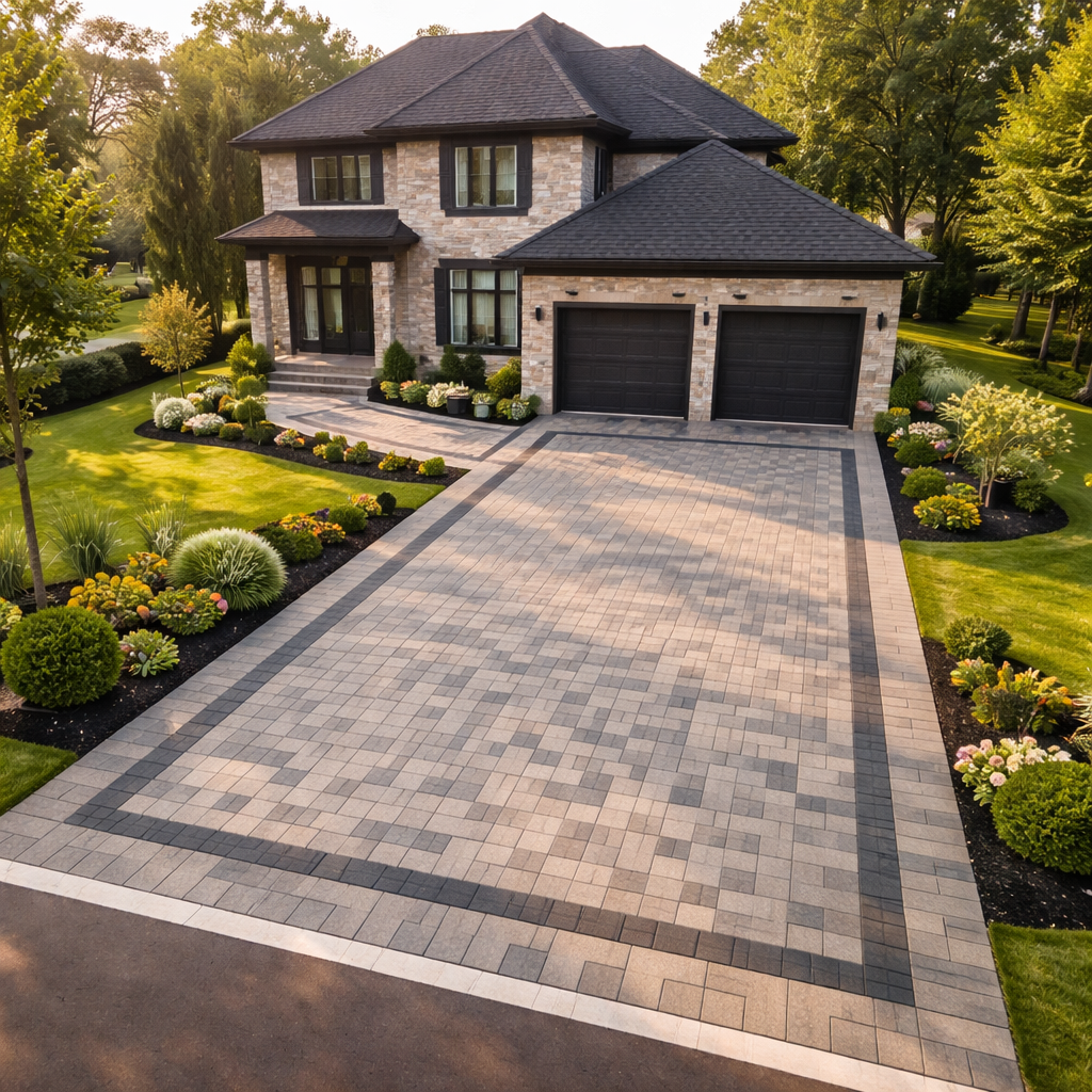 Installation pavé uni Rive-Nord Montréal