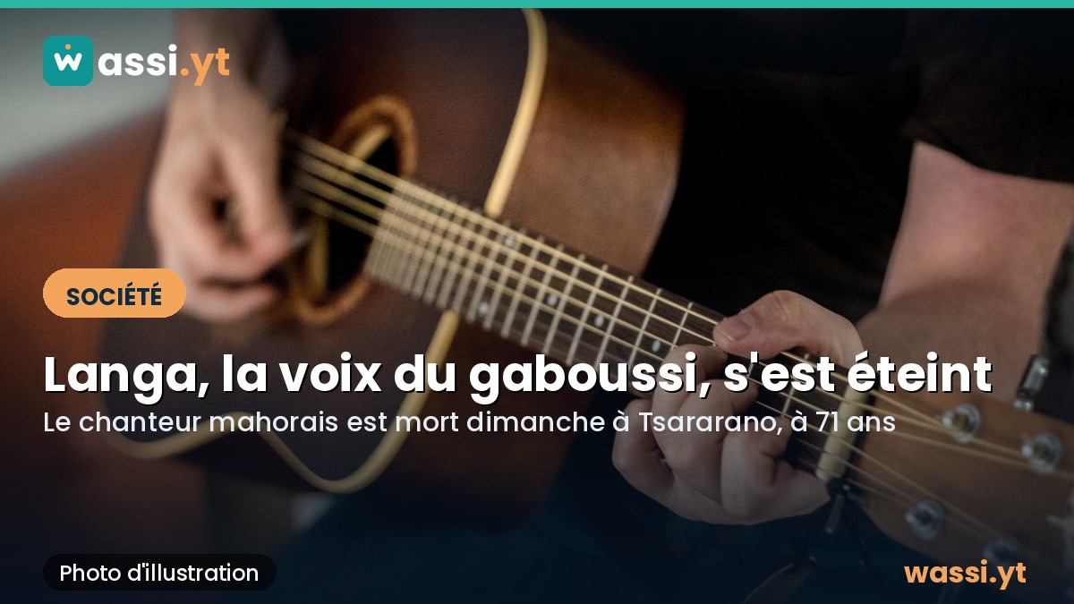 Langa, figure de la musique traditionnelle mahoraise, est décédé à 71 ans