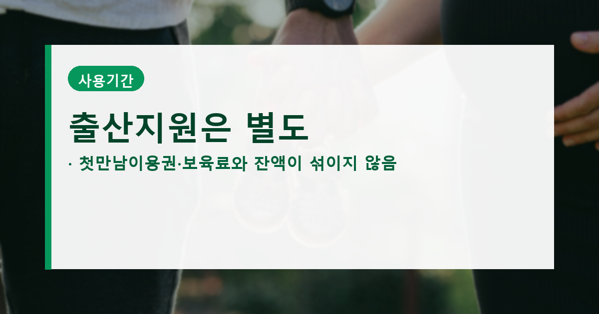 출산 후 추가 지원과 임신출산 바우처 차이 안내 배너