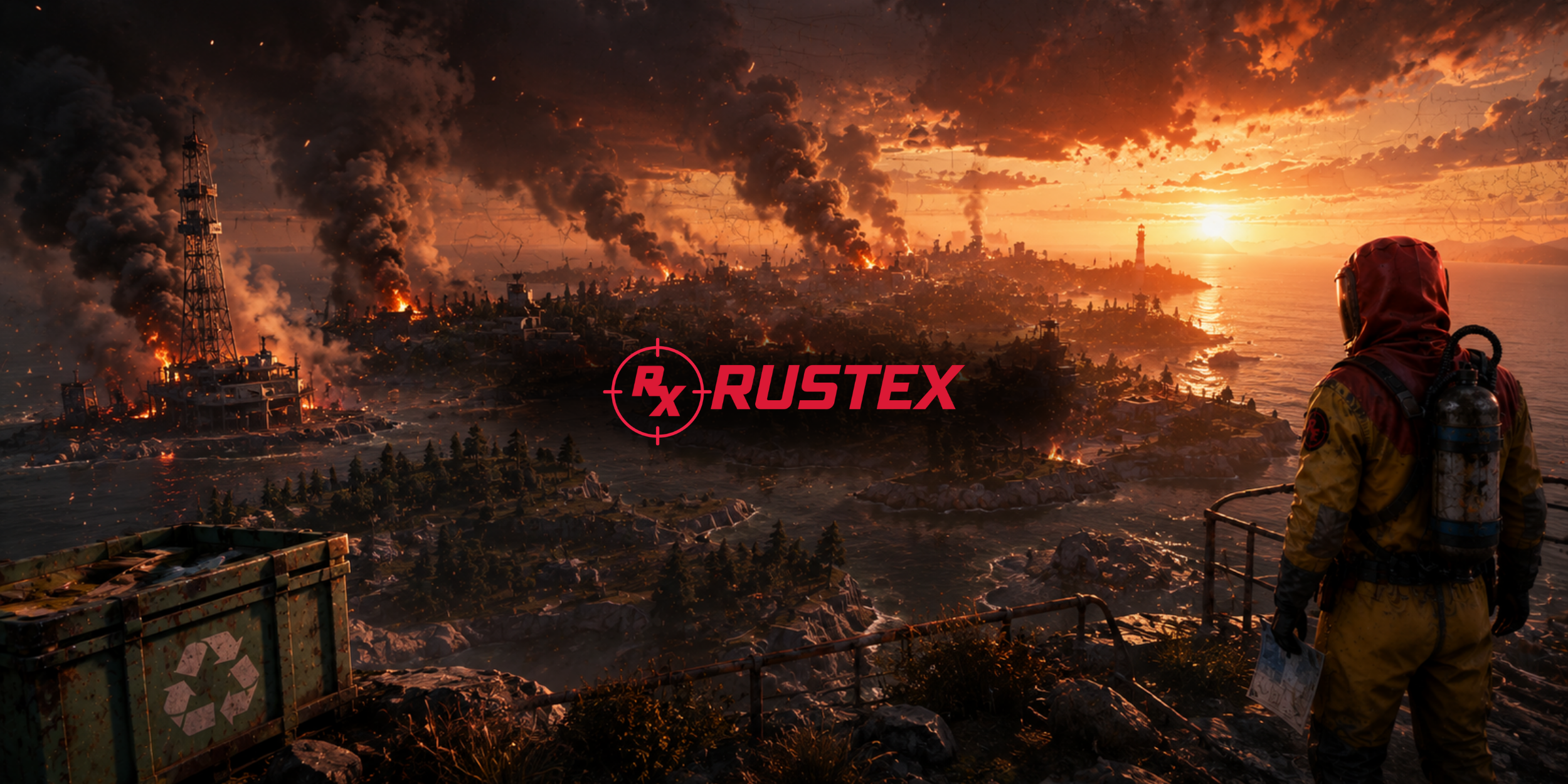 Баннер сервера [EU] Rustex 2x Weekly | Vanilla+ | JUST WIPED