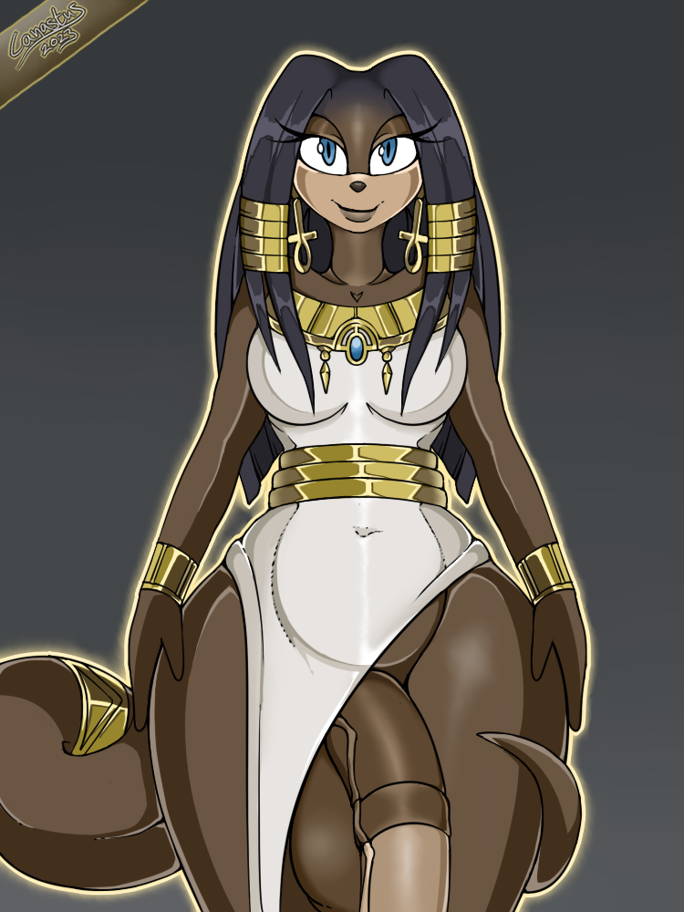 Tikal the Echidna as Ishizu Ishtar (Canastus)