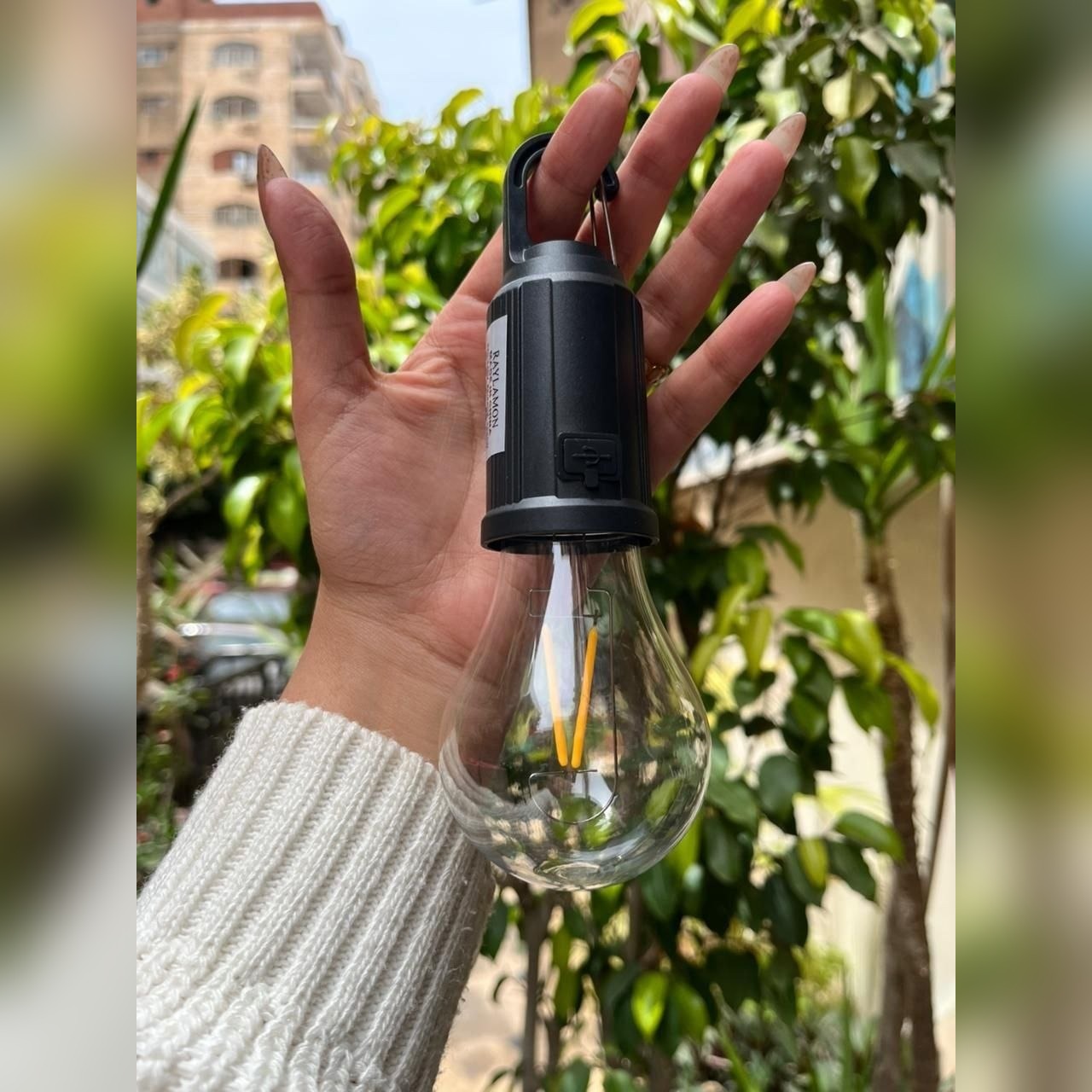 لمبة طوارئ وتخييم قابلة للشحن بـ Type-C