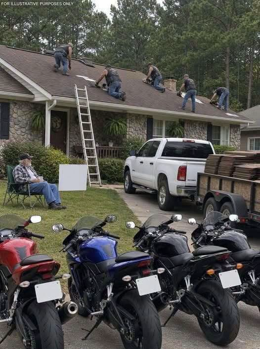 A roofer took my 86-year-old