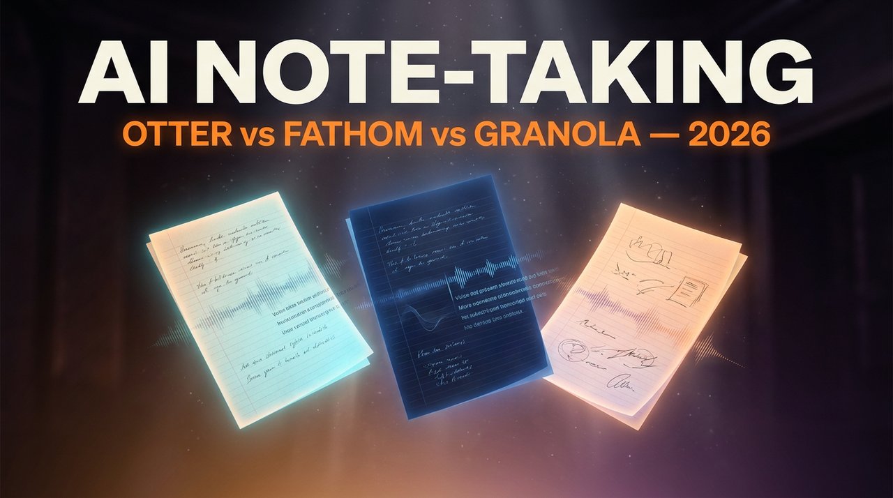 Best AI Note Taking App 2026: Otter vs Fathom vs Granola (Honest Breakdown)