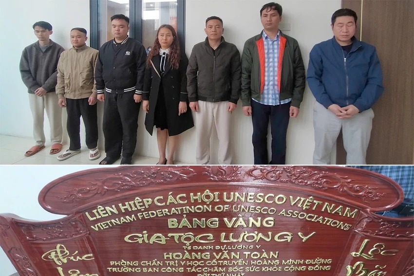 Công an khám xét cơ sở Hoàng Minh Đường