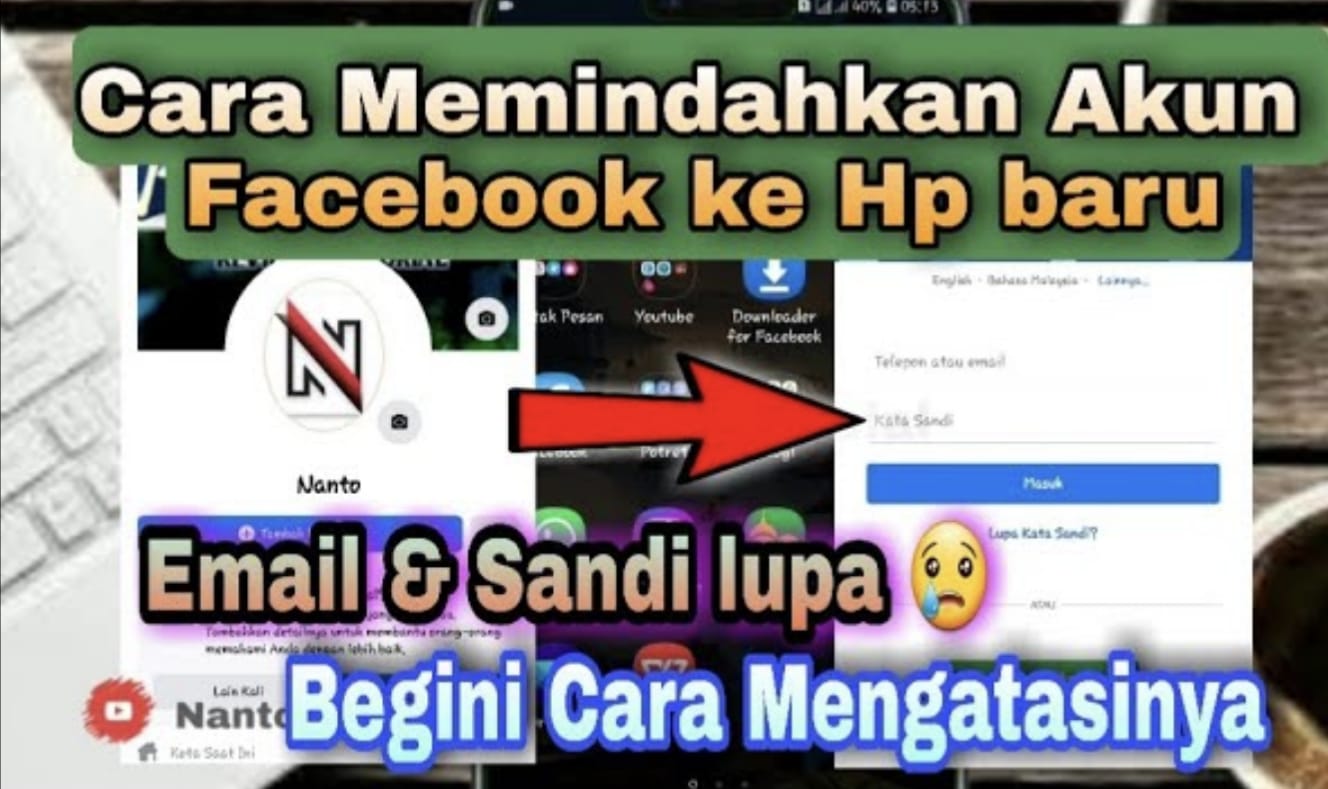 Cara Memindah Facebook ke HP Baru
