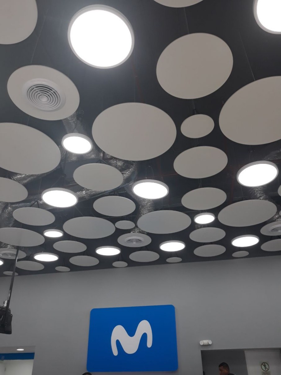 Rociadores Instalados en Techos Nubosos