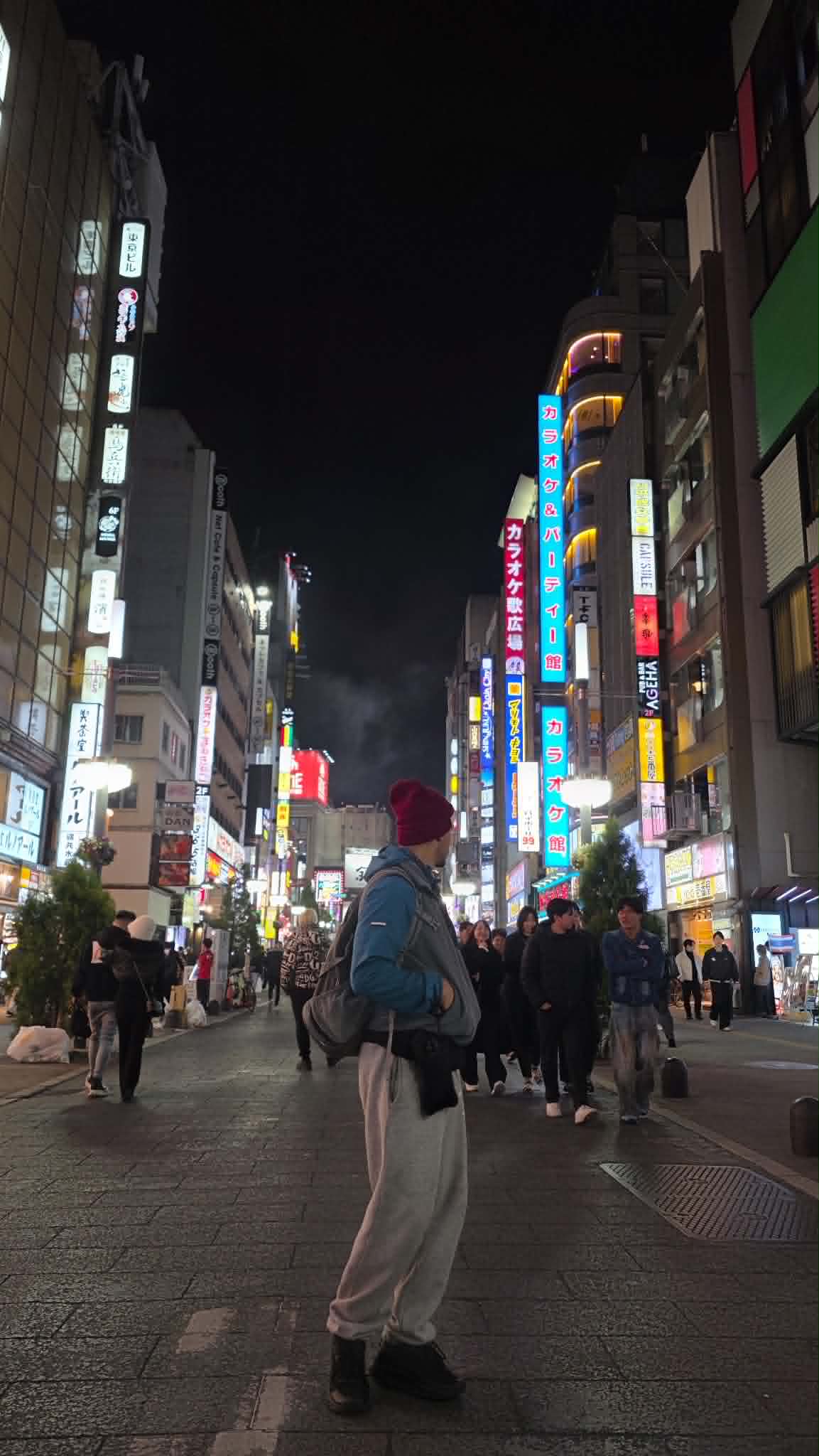 Josh in Shinjuku, February 2026 - walking the restaurants on our October 2026 tour before we take a group there.