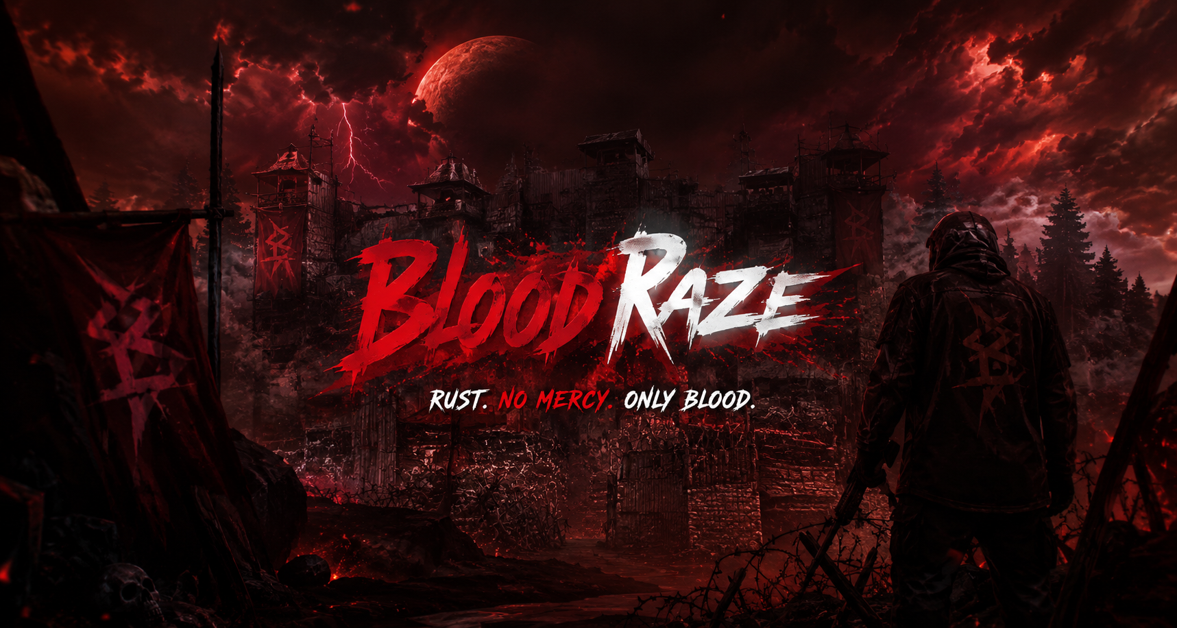 Баннер сервера BloodRaze | Kits | X2