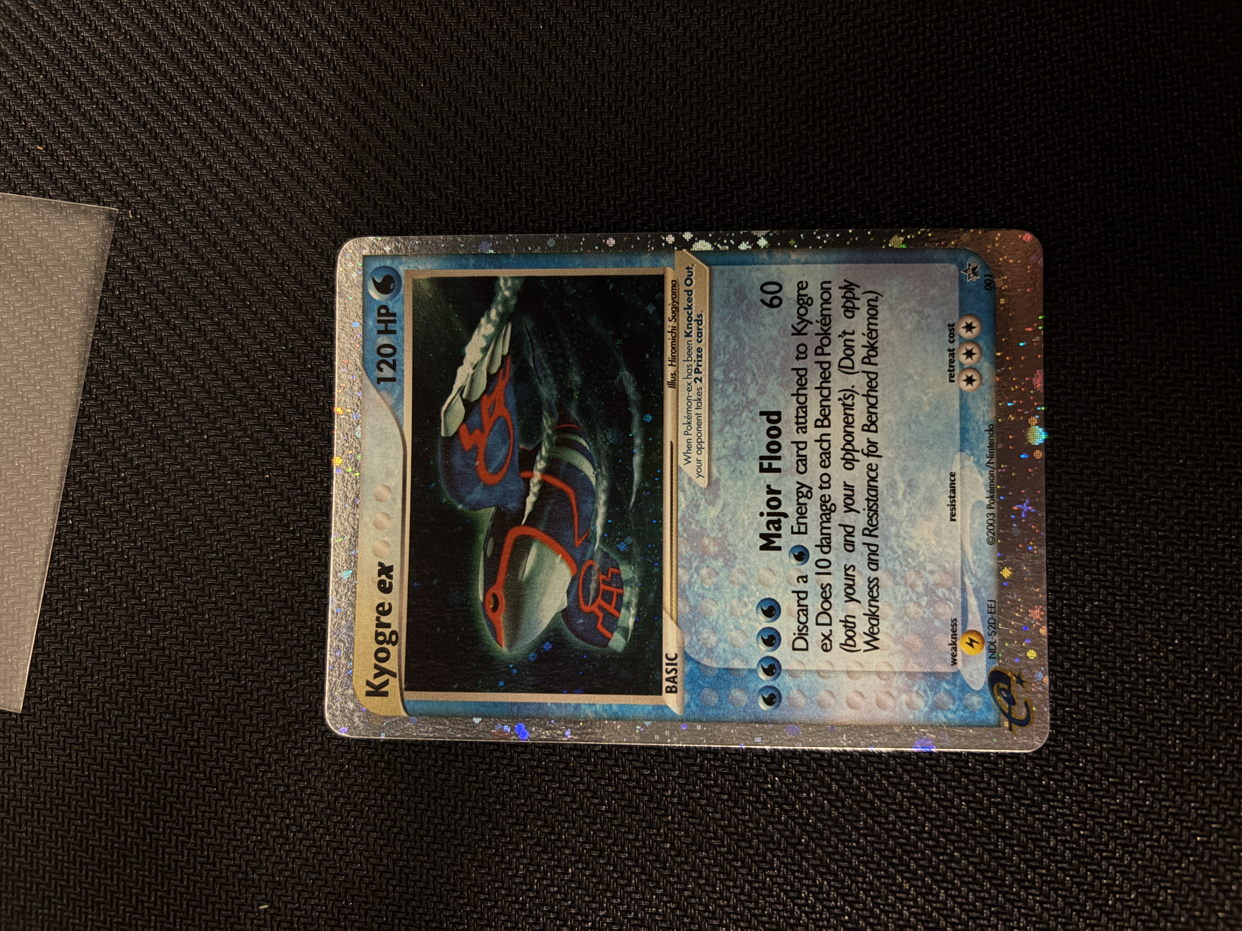 Kyogre Ex from Nintendo Promo