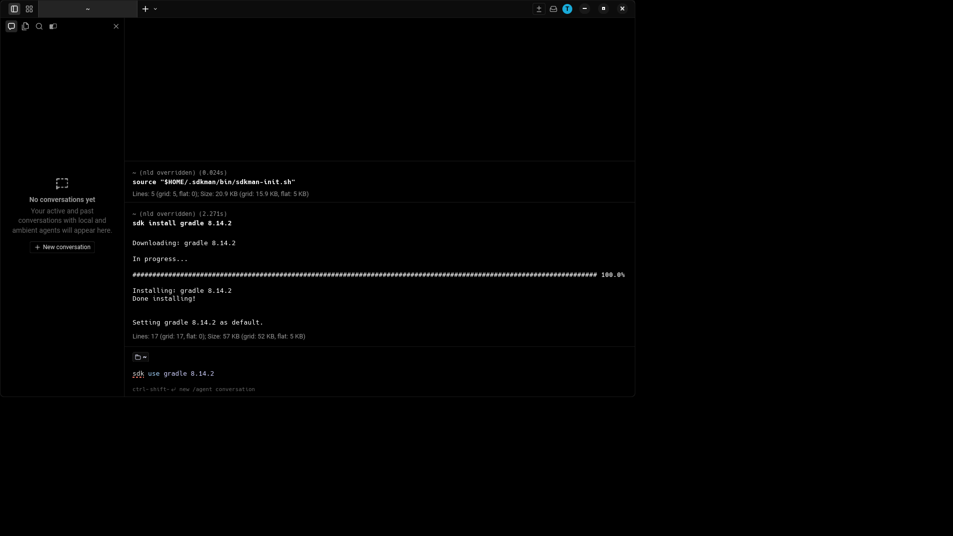 sdk_installed_versions