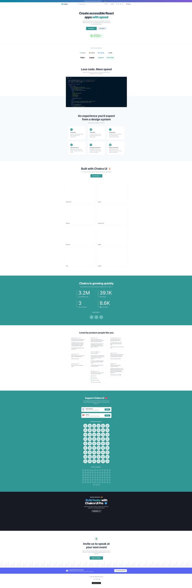 Chakra UI 공식 사이트