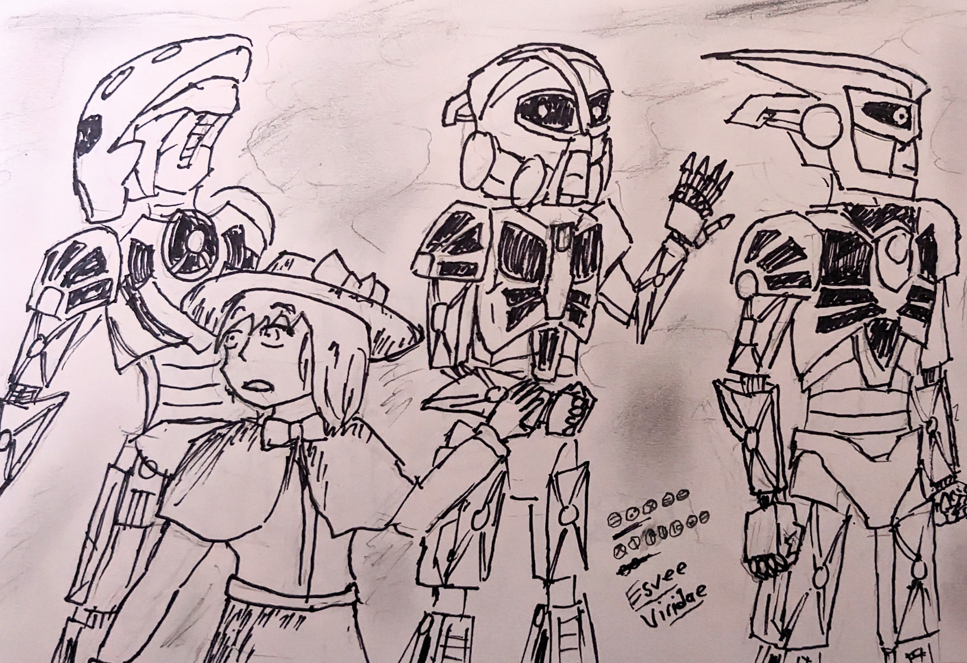 Supposedly this was an early draft of a Bionicle movie.