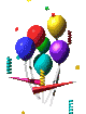 a cgi gif of balloons