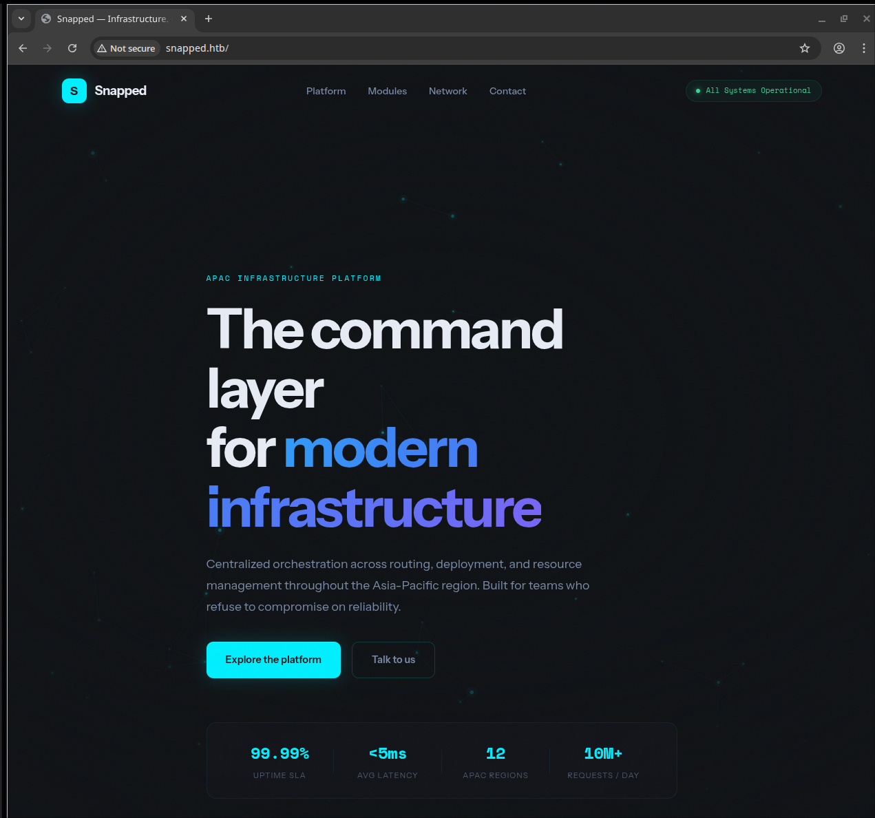 Landing page
