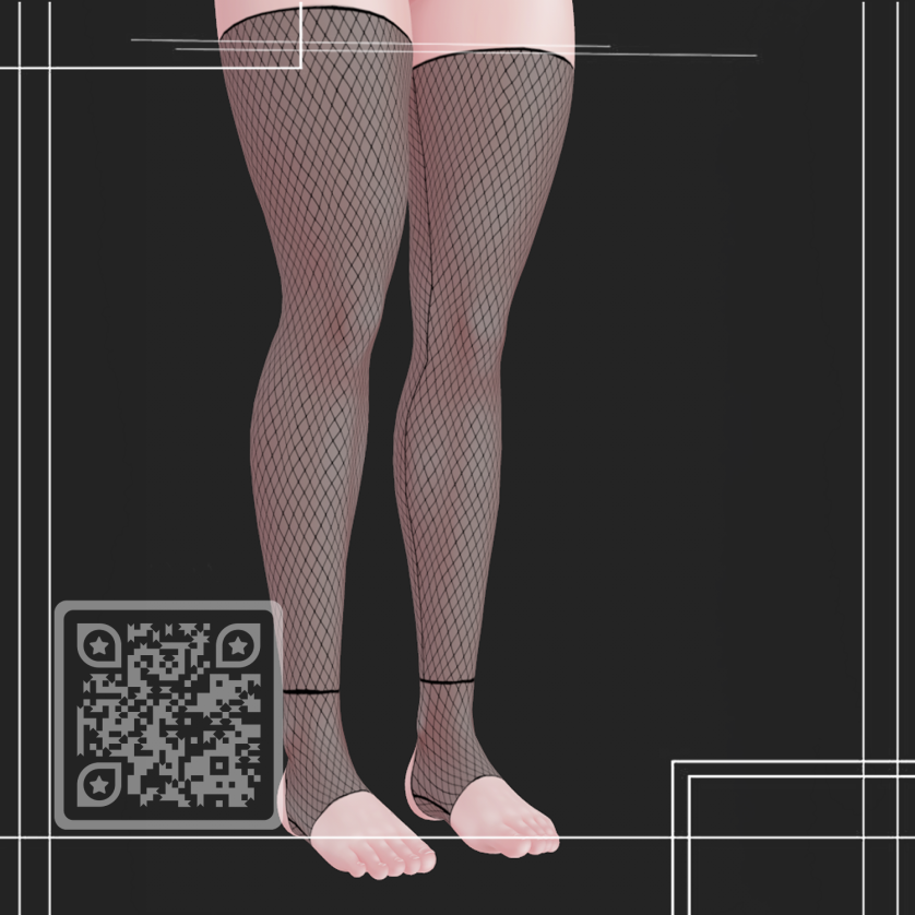 ⋆˚꩜｡ FREE Fishnet Decal for Vrbase Egirl