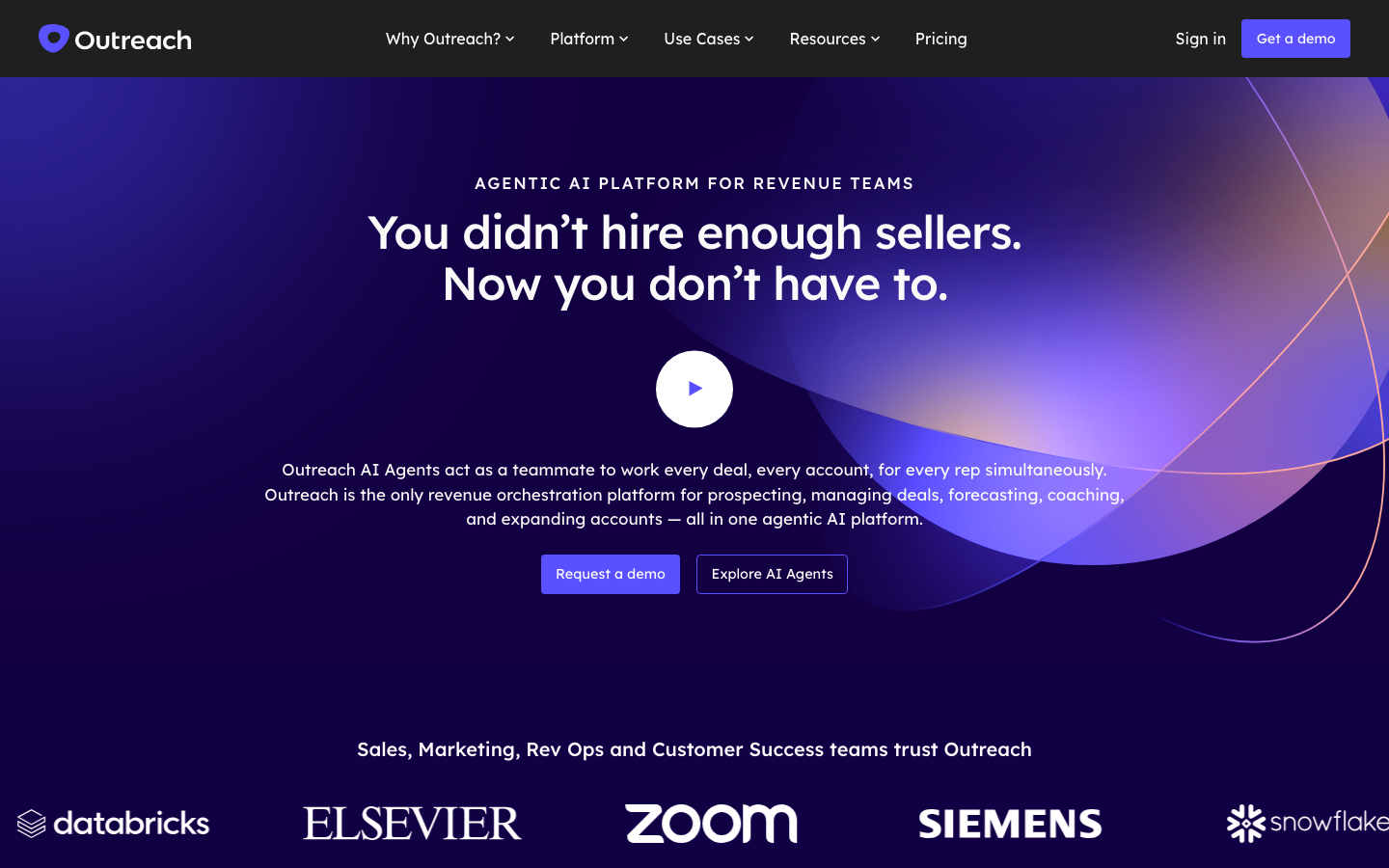 Outreach homepage