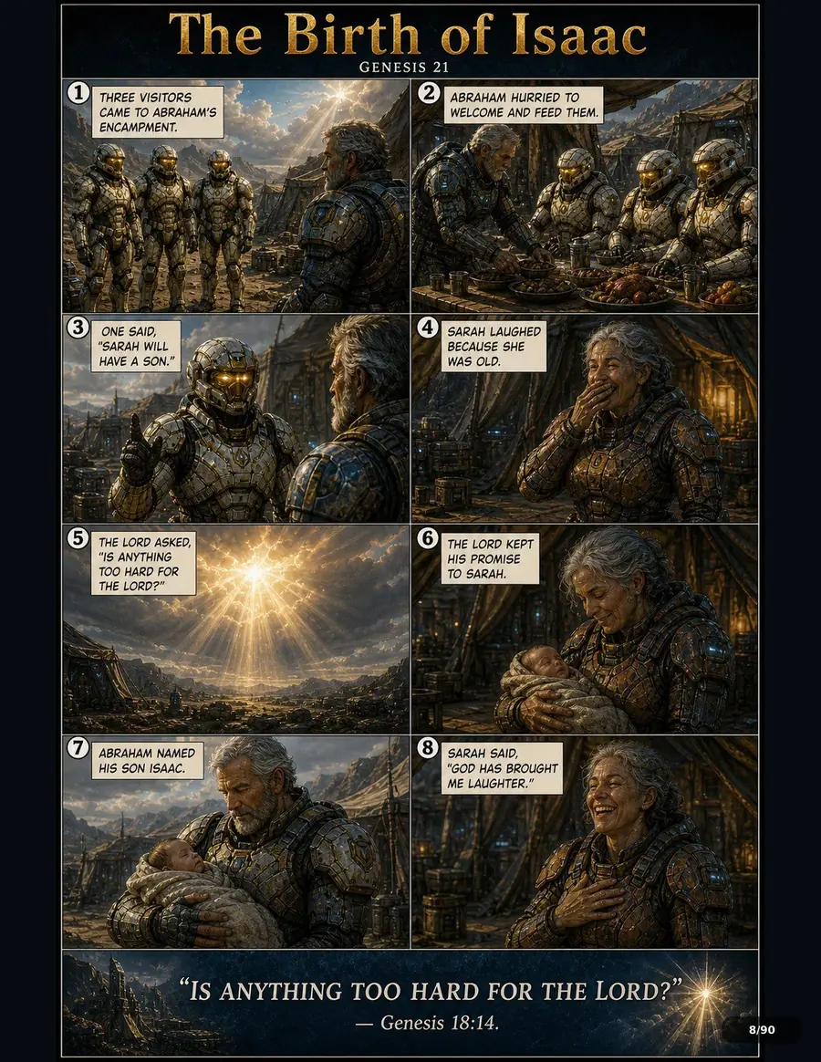Genuine Birth of Isaac interior page