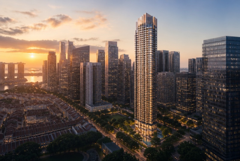 Newport Residences — freehold luxury high-rise in the Singapore CBD, Anson Road