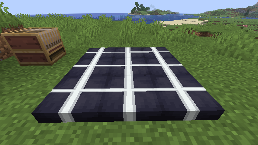 Dark cushions arranged into a clean connected grid