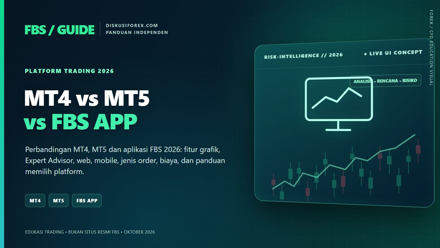 Perbandingan platform FBS MetaTrader 4 MetaTrader 5 dan aplikasi trading di desktop dan smartphone