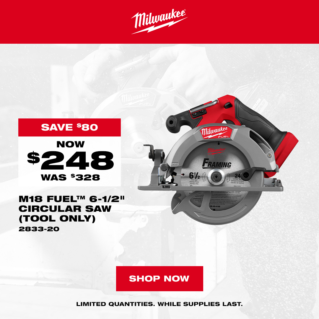 Milwaukee 2833-20 - M18 FUEL 6-1/2 Circular Saw - Special Offer