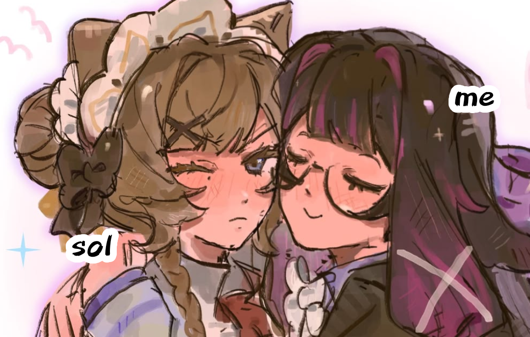 I like the sun and moon trope for us and they quite ltierally match that I like the sun and moon trope for us and they quite ltierally match that