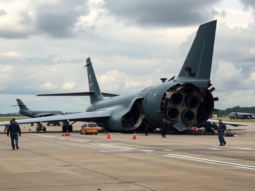 Nuclear Bombers Crash Simultaneously Nuclear Bombers Crash Simultaneously