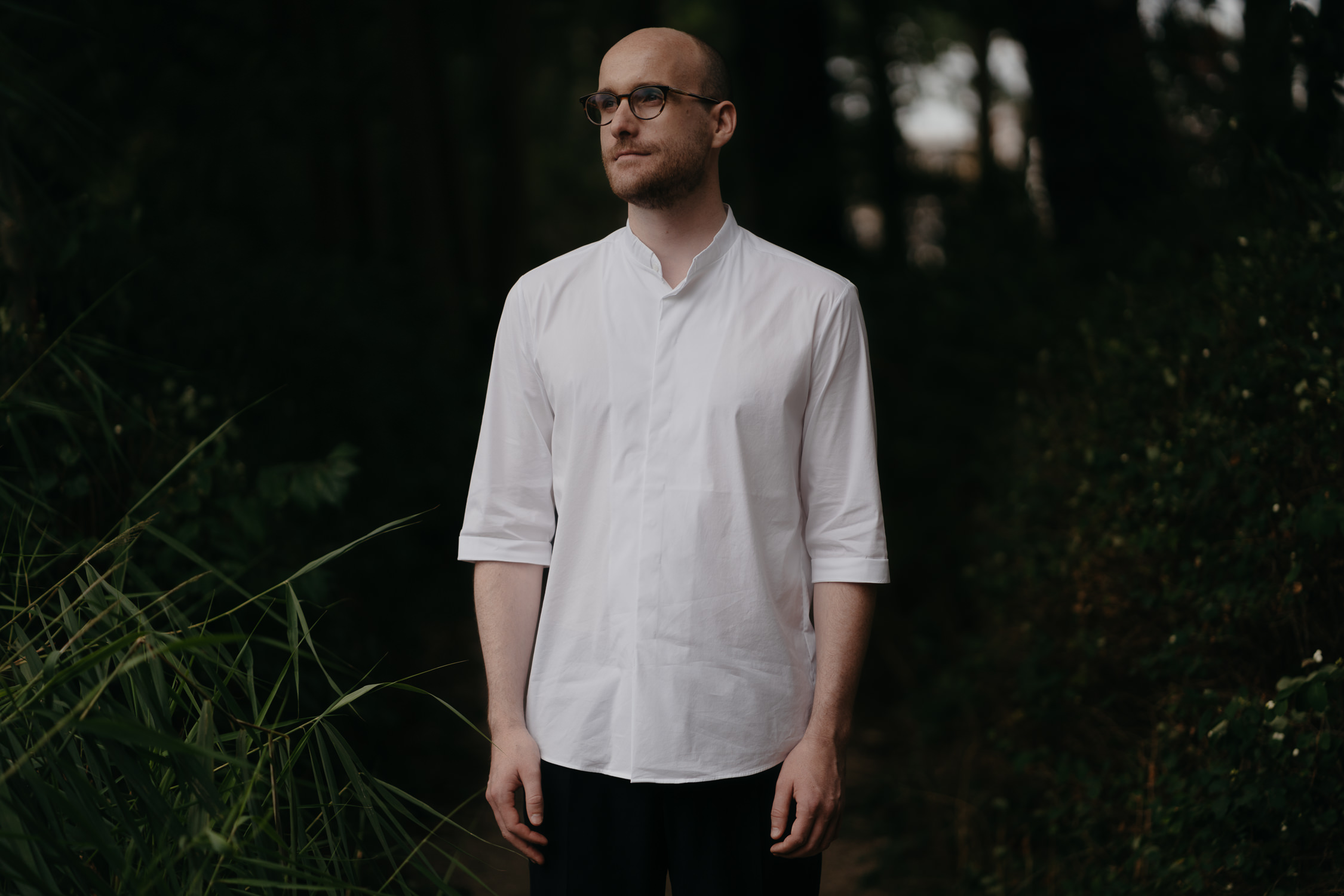 Environmental portrait in nature