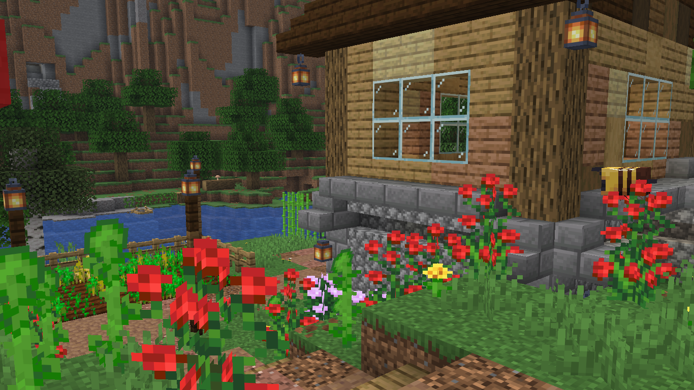 Comfortable house on the riverside.