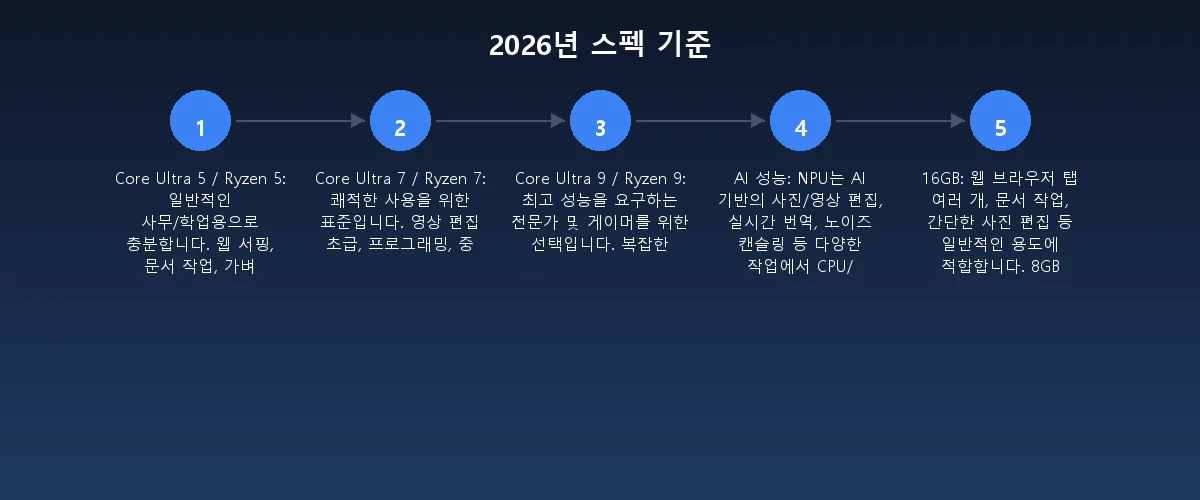 2026년 스펙 기준