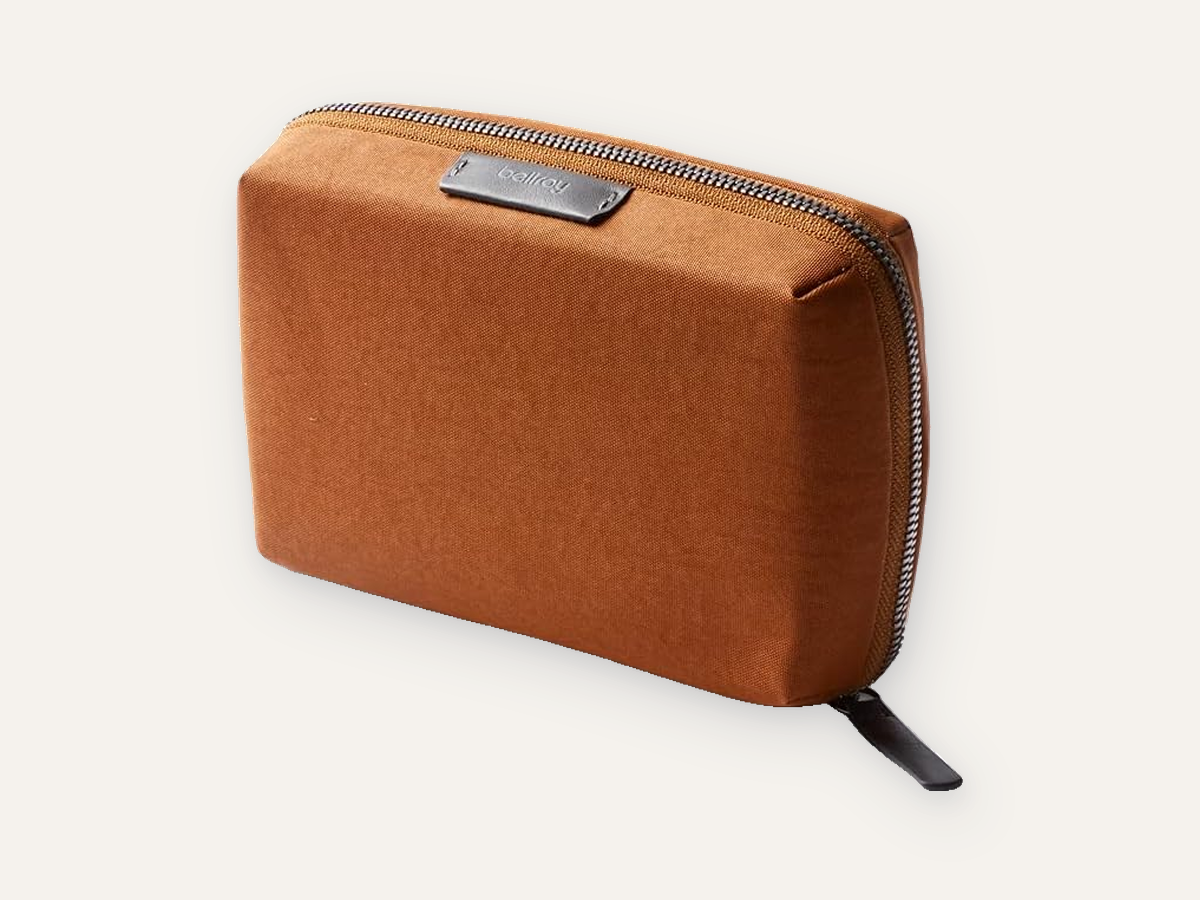 Black Bellroy Tech Kit Compact pouch