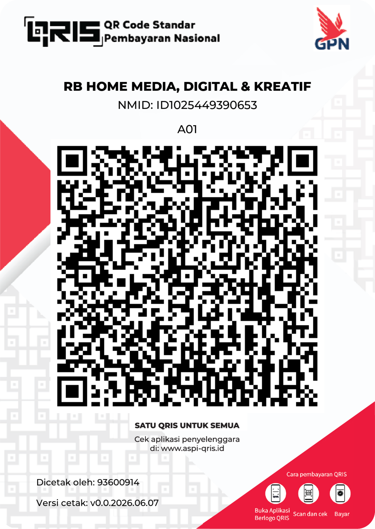 QRIS RB HOME