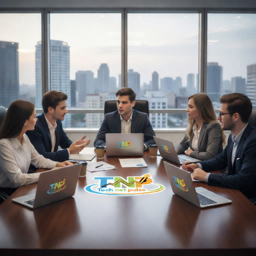 Entrepreneur working online