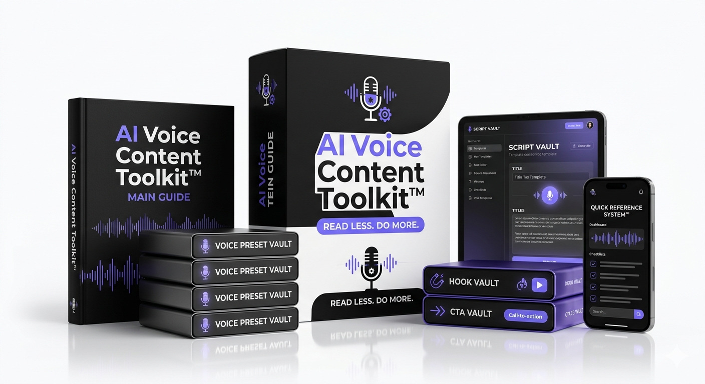 AI Voice Content Toolkit™ — Bundle Preview