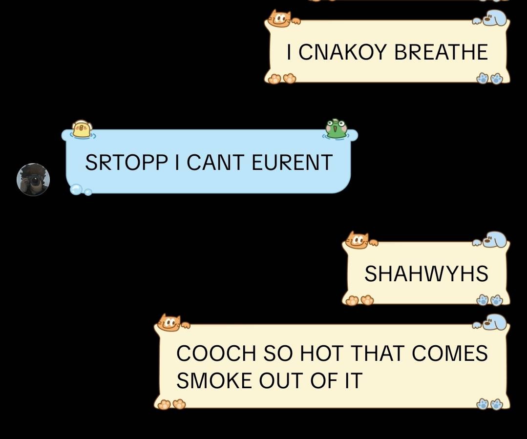 ''why is smoke coming out of their cooch'' -william 2026