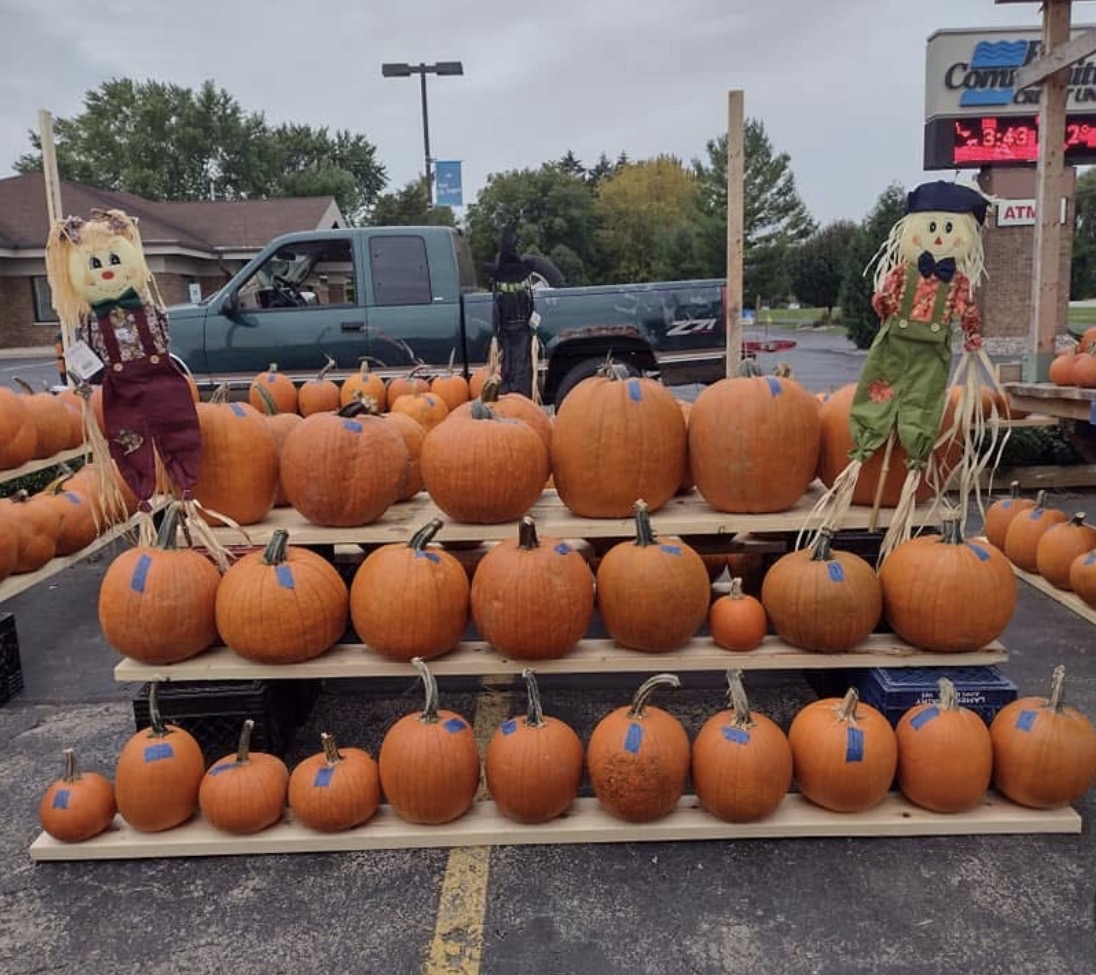 Sweater-weather stock at DJ's Fresh Market farm stand in Appleton