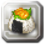 The in-game TWEWY sprite for Gourmet Rice Ball