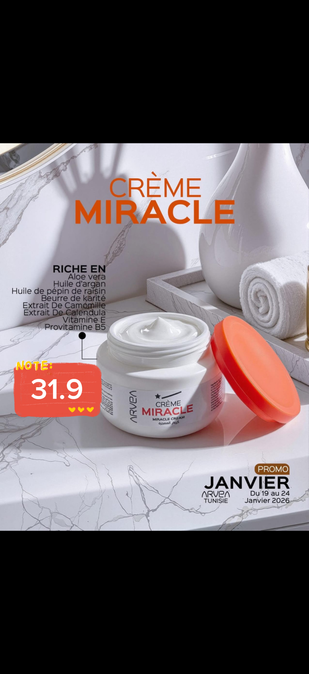 CRÈME MIRACLE – ARVEA