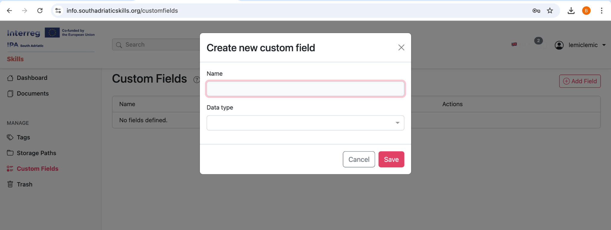 Custom Fields